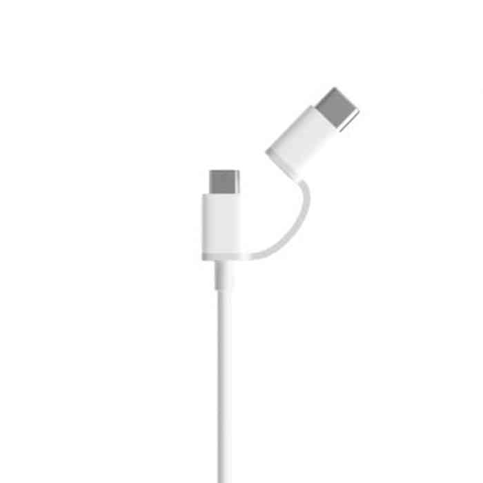 MI Combo Data Cable 30cm ( Type C, Micro USB)